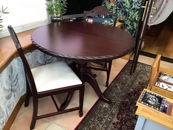 Image 1 of Dining Table and 4 Chairs