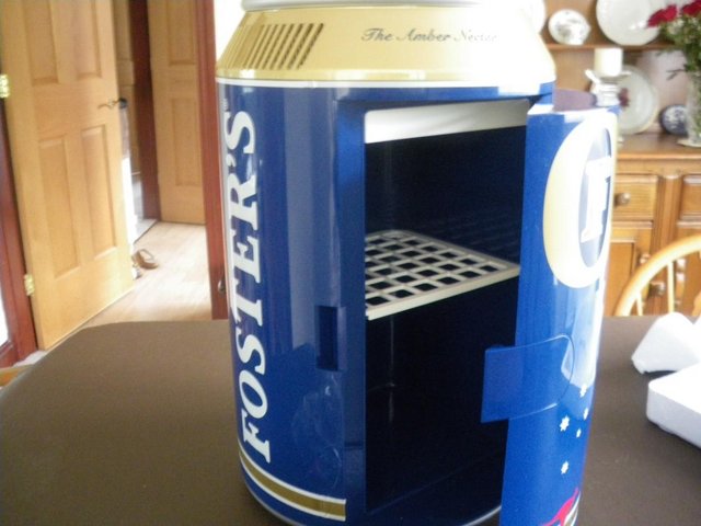 Preview of the first image of RARE VINTAGE FOSTERS BEER COOLER/WARMER – 10 LITRE.