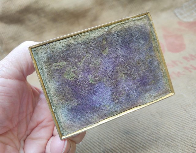 Preview of the first image of Small Quality Brass Antique Casket Box.