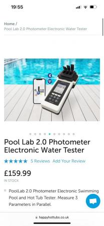 Image 1 of Pool lab 2.0 photometer electric water tester