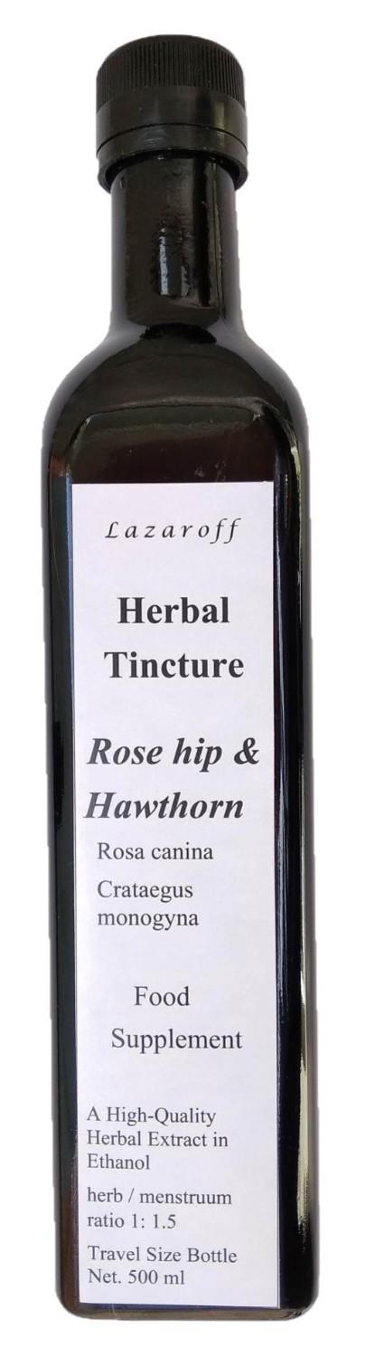 Preview of the first image of Rosehip & Hawthorn Tincture500 ml / 17 Fl Oz.