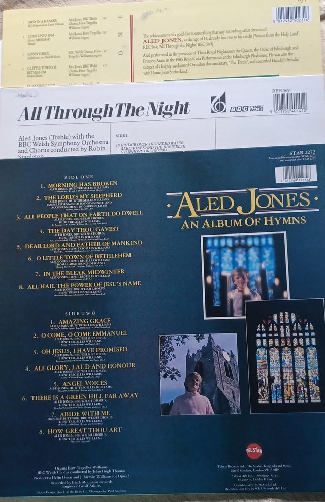 Preview of the first image of ALED JONES  -A SELECTION OF 3 VINYLS.