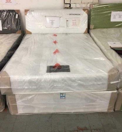 Image 1 of 4 FT/DOUBLE WESTMINSTER ORTHOPAEDIC MATTRESS WITH BASE & HB