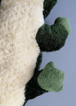 Image 12 of Aurora Green Plush Crocodile Soft Toy.  18.1/2" Long.