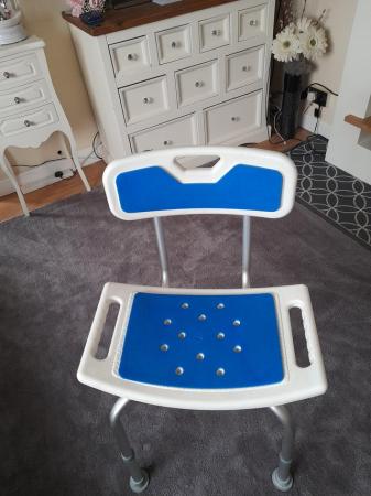 Image 3 of Shower chair with adjustable height