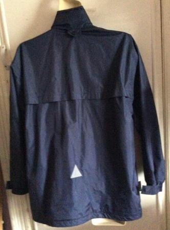 Image 2 of Men’s Navy Blue Raincoat /Anorak Size XL
