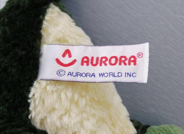 Image 21 of Aurora Green Plush Crocodile Soft Toy.  18.1/2" Long.
