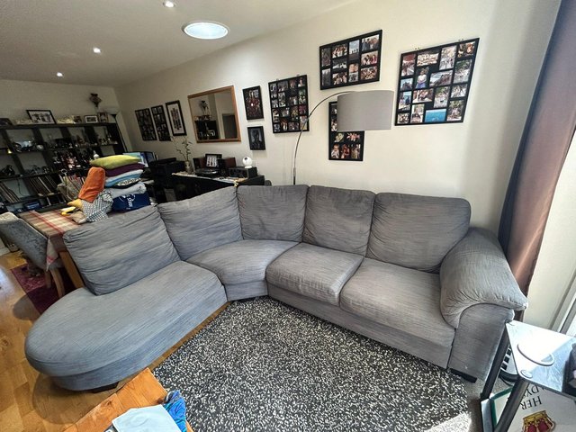 Preview of the first image of Ikea l shaped sofa good condition.