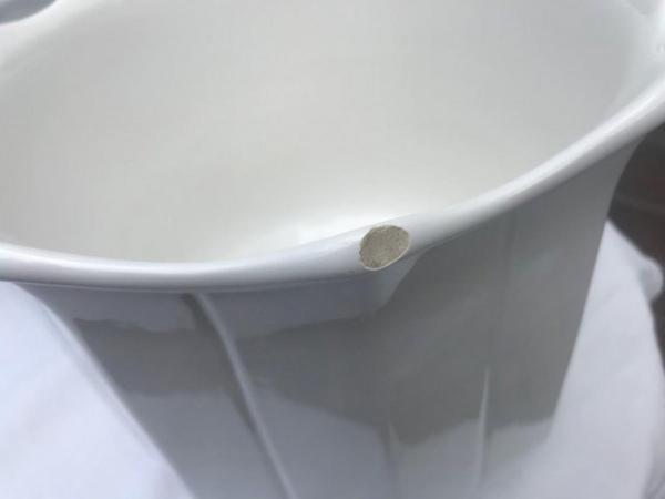 Image 3 of Pair of large white ceramic planters