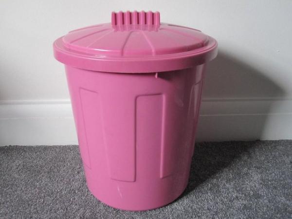 Image 3 of Two bins 1 pink and 1 grey
