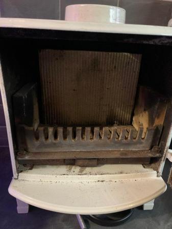 Image 3 of Carron multifuel stove burner cream enamel