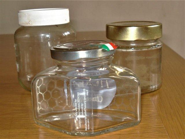 Preview of the first image of Boxful Of 25 Glass Jars- Good Quality.
