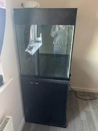 Image 2 of 400 ltr waterfall tank and sump with cabinet