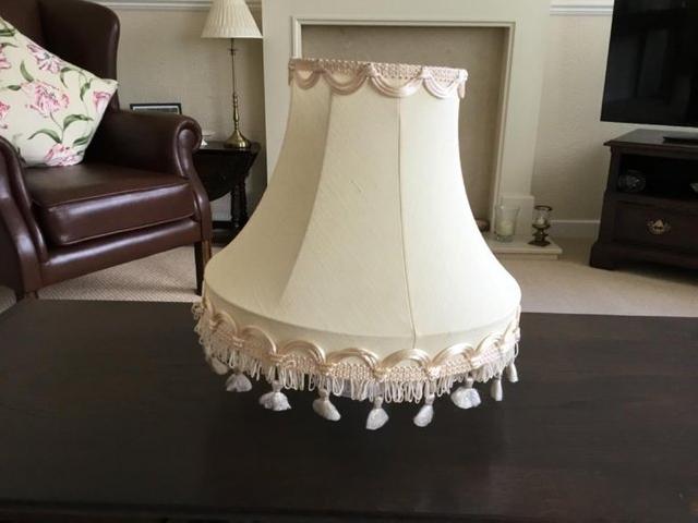 Preview of the first image of 4 Laura Ashley Cream Lampshades.