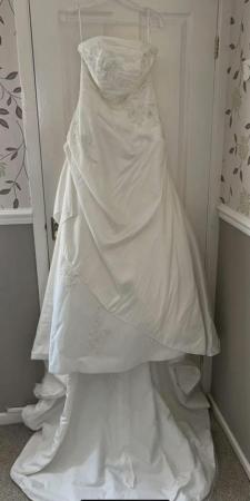 Image 1 of Trudy Lee Ivory Wedding Dress