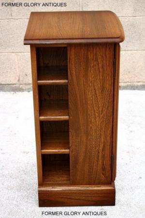 Image 5 of AN ERCOL GOLDEN DAWN CD CABINET CUPBOARD LAMP TABLE STAND