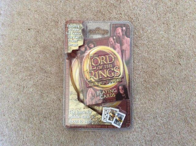 Preview of the first image of Lord of The Rings Two Tower Playing Cards.