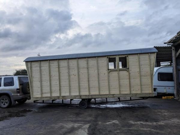 Image 1 of Very large, brand new shepherd's hut for glamping etc