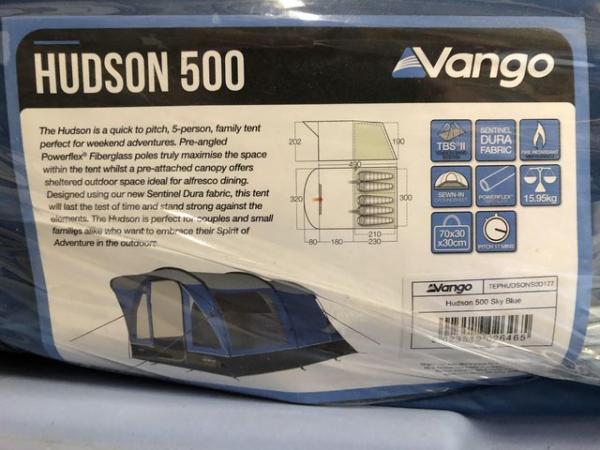 Image 2 of Vango Hudson 500 + Accessories