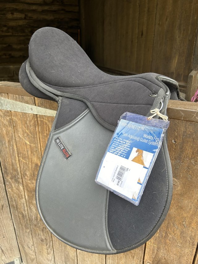 Preview of the first image of Hi -lite elite 16” medium saddle for sale.