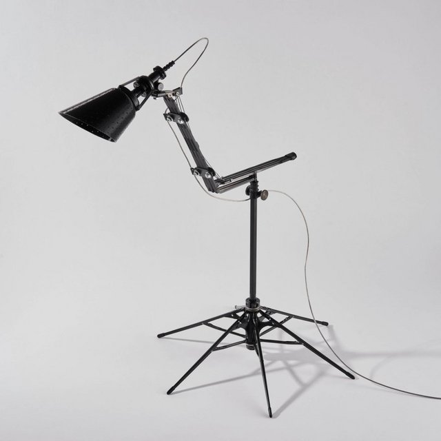 Preview of the first image of ANTI WASTE DESIGNER DESK LAMP MADE FROM USED UMBRELLA.