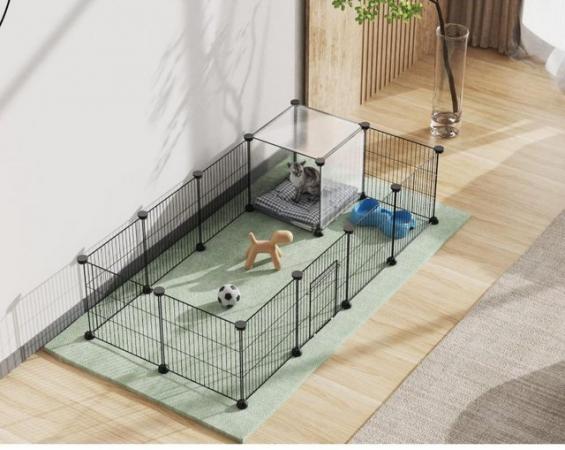 Image 4 of Small black pet play pen