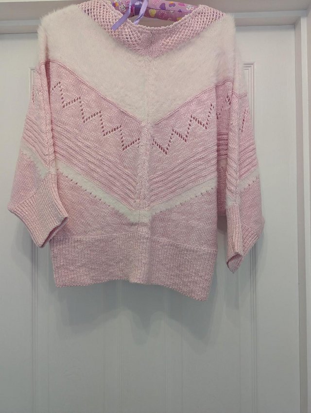 Ladies Pink Knitted Jumper — Other in Colchester