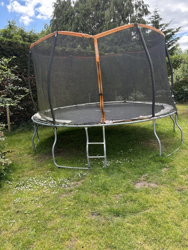 Preview of the first image of 15 ft Sportspower trampoline.