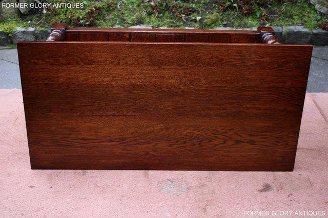 Image 13 of TAYLOR & Co STRESSED OAK THREE DRAWER POTBOARD COFFEE TABLE