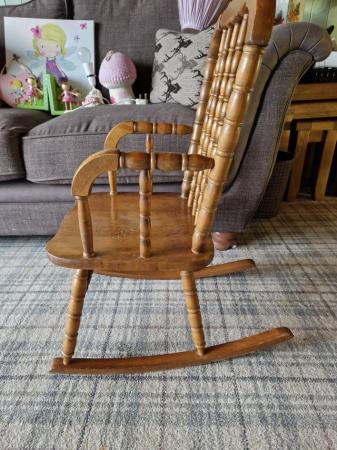 Image 2 of Two children's rocking chairs