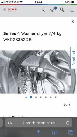 Image 3 of Bosch 7kg Washer dryer brand new sealed