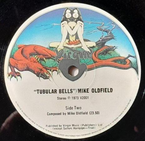 Image 2 of Mike Oldfield ‘Tubular Bells’ 1973 UK vinyl LP. VG+/G+