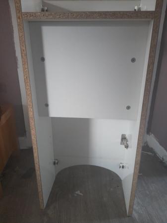 Image 1 of Wicks 450 vanity unit comes with 1 door 1 shelf and fixings