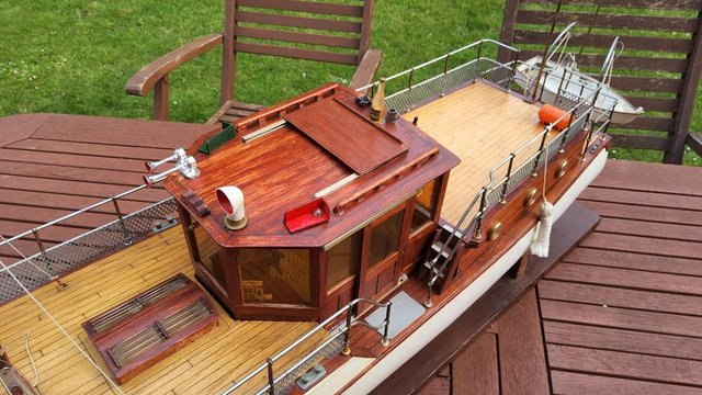 Image 4 of Model boat,electric motor 44 inches long