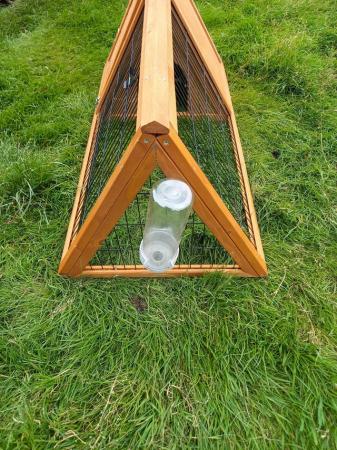 Image 6 of Outdoor wooden run for small rabbits guinea pigs etc