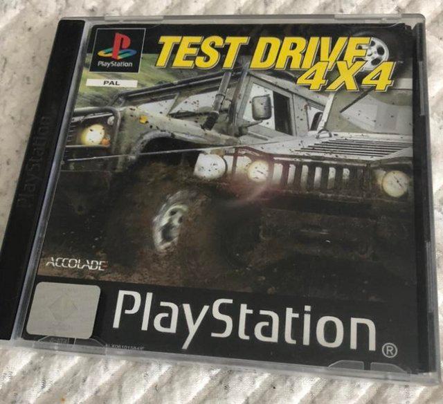 Preview of the first image of PlayStation Game Test Drive 4 x 4.
