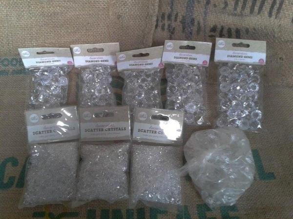 Image 1 of Over 3000 Scatter table display Diamond Crystals 9 packs