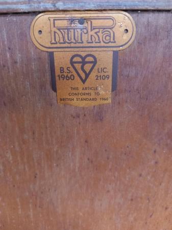 Image 1 of Vintage Rurka glass cabinet