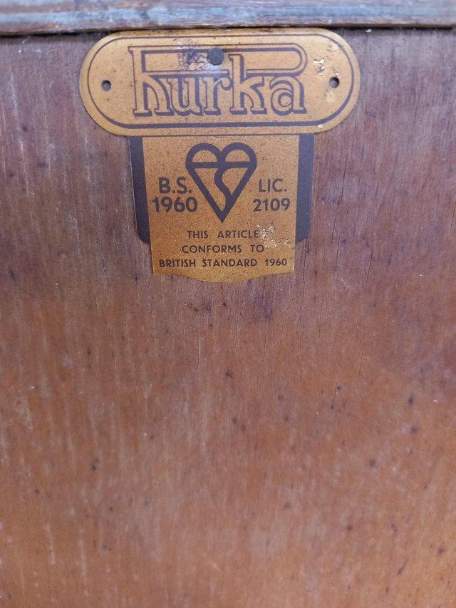 Preview of the first image of Vintage Rurka glass cabinet.