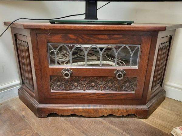 Image 1 of Old Charm Oak TV Cabinet