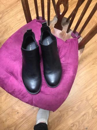 Image 3 of Black Ladies Ankle Boots, size 4/37.
