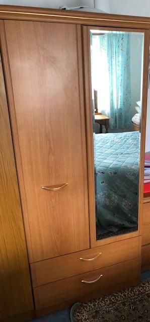 Preview of the first image of Single Wooden Bedroom Wardrobe.