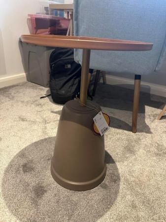 Image 1 of Gold Lamp Table Brand New with Tags