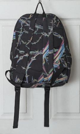 Image 2 of Black/Multicoloured Hype Backpack/Rucksack