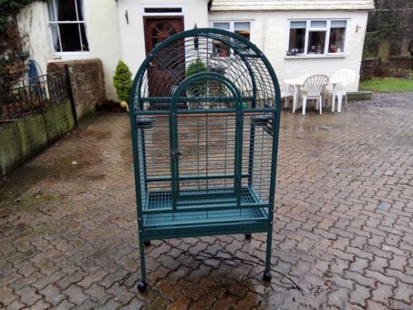 Image 5 of Large parrot cage with stand and castors
