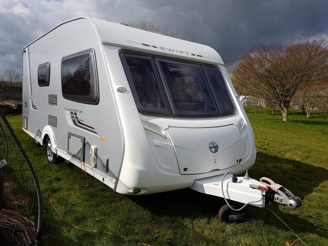 Preview of the first image of Swift Conqueror 2 berth touring caravan.