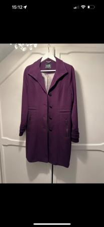 Image 3 of Stunning purple coat size 10