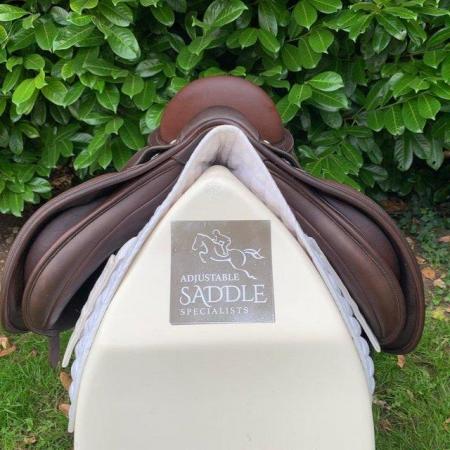 Image 5 of Bates Wide All Purpose 17  inch saddle