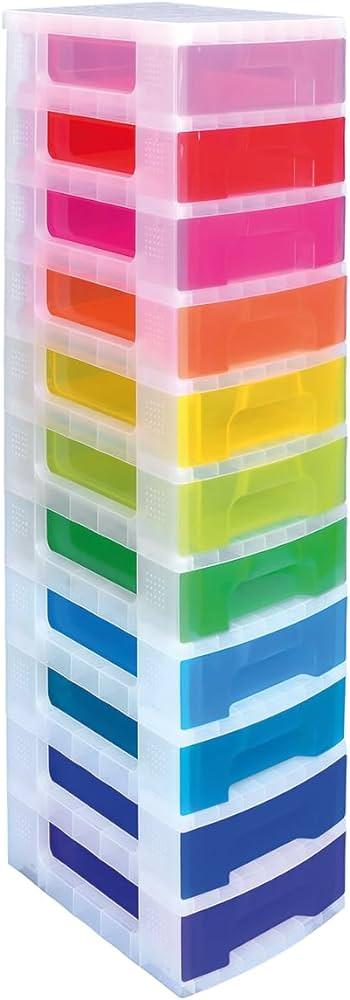 Preview of the first image of Multi coloured drawer units.