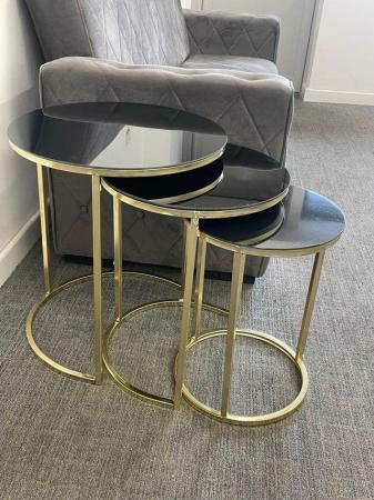 Image 2 of Stylish 3x Pair Table Available Sale